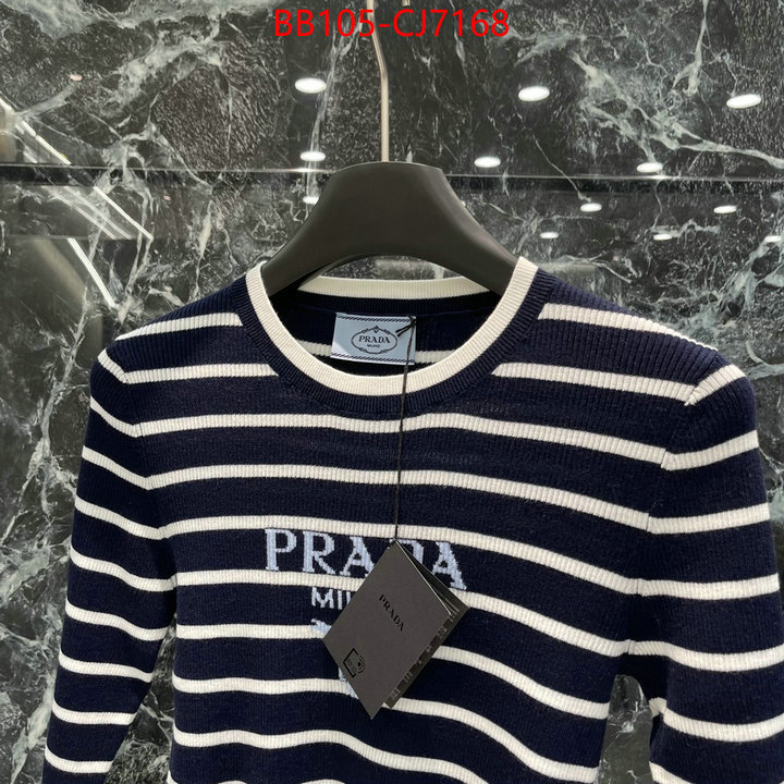 Clothing-Prada highest quality replica ID: CJ7168 $: 105USD