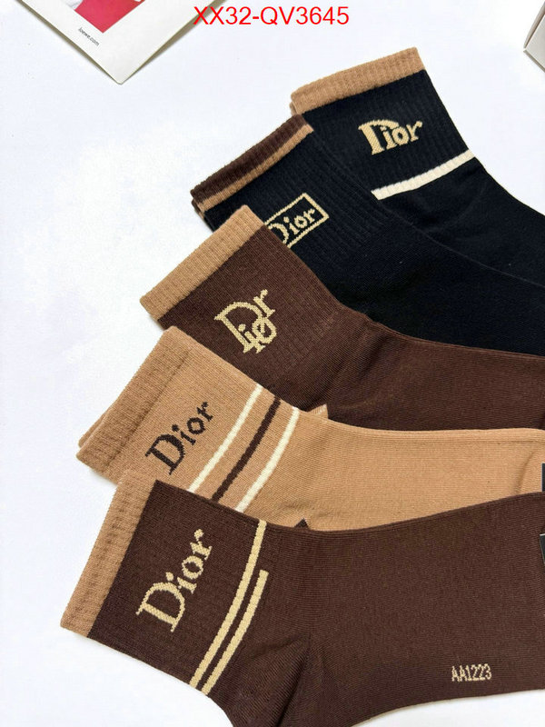 Sock-Dior high quality replica designer ID: QV3645 $: 32USD