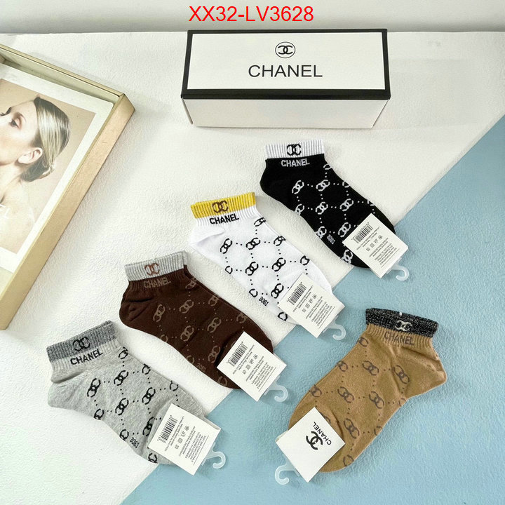 Sock-Chanel high quality replica ID: LV3628 $: 32USD