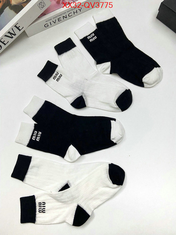 Sock-Miu Miu where can i buy the best 1:1 original ID: QV3775 $: 32USD