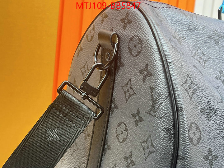 LV Bags(4A)-Keepall BandouliRe 45-50- replcia cheap ID: BB5847 $: 109USD,