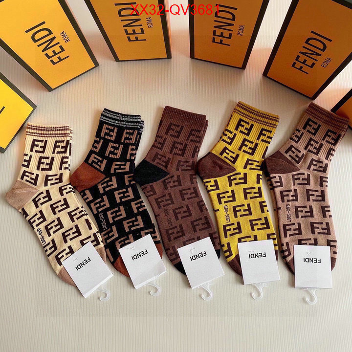 Sock-Fendi 7 star ID: QV3681 $: 32USD