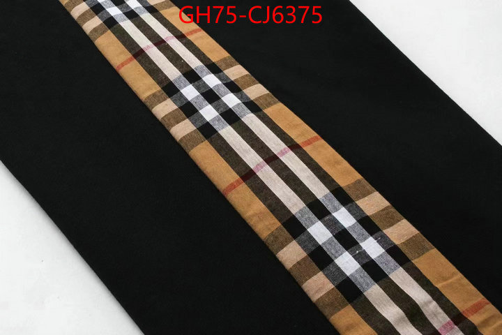 Clothing-Burberry what ID: CJ6375 $: 75USD