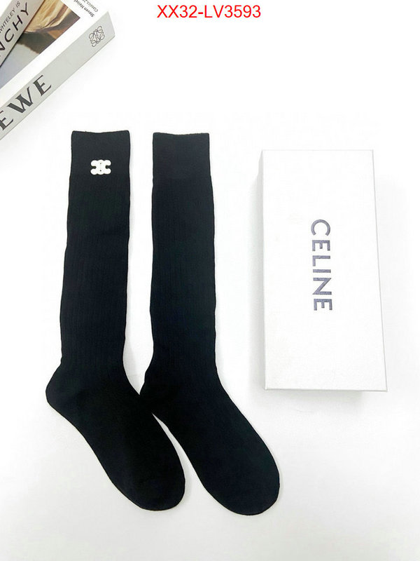 Sock-CELINE buy cheap ID: LV3593 $: 32USD