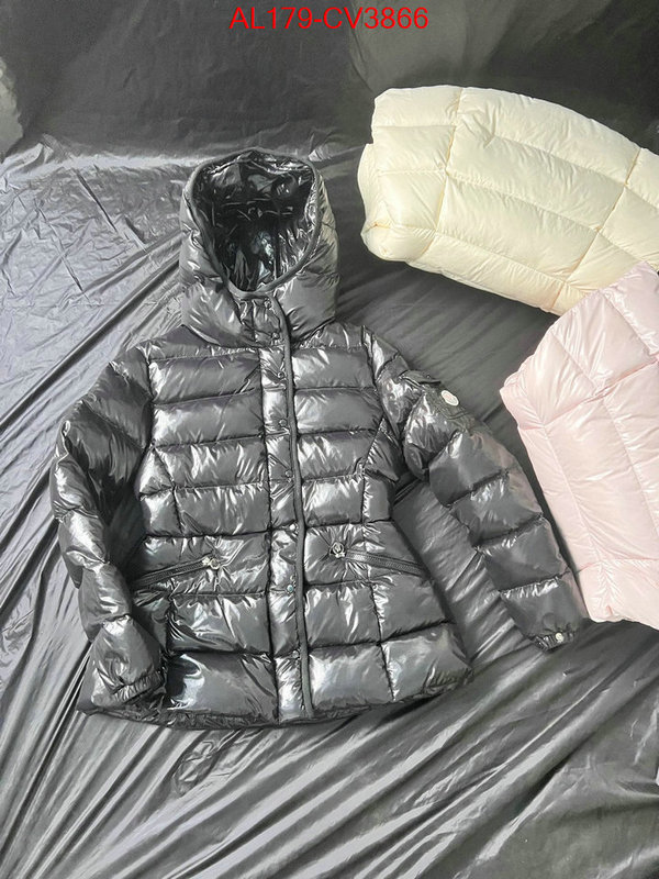 Down jacket Women-Moncler top perfect fake ID: CV3866 $: 179USD