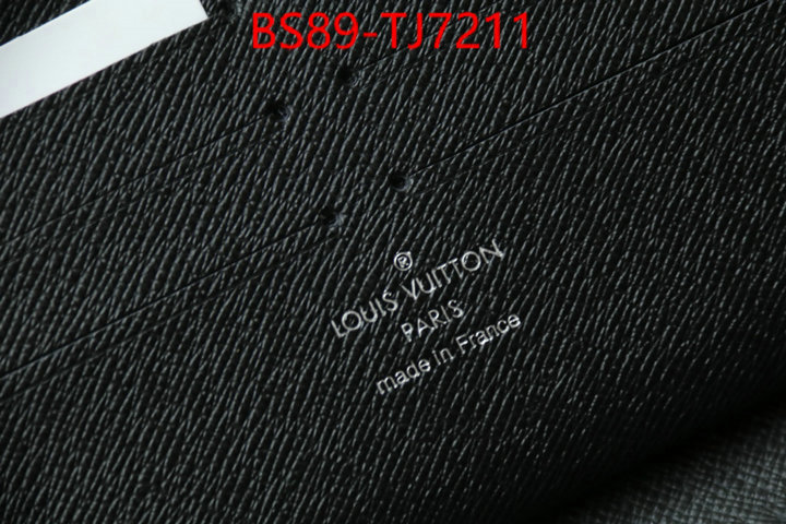 LV Bags(TOP)-Wallet aaaaa+ class replica ID: TJ7211 $: 89USD,