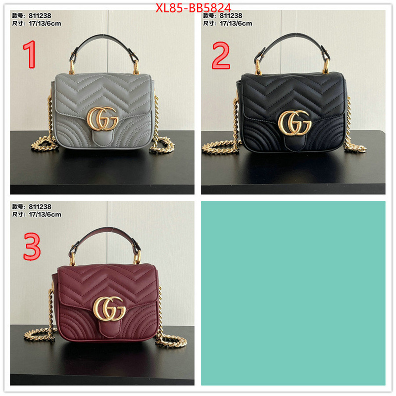 Gucci Bags(4A)-Marmont high quality 1:1 replica ID: BB5824 $: 85USD,