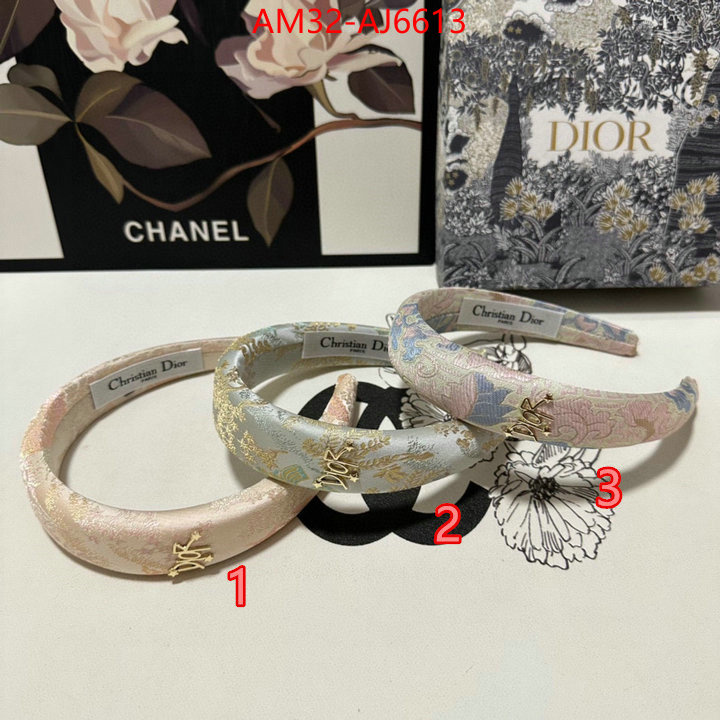 Hair band-Dior luxury fashion replica designers ID: AJ6613 $: 32USD