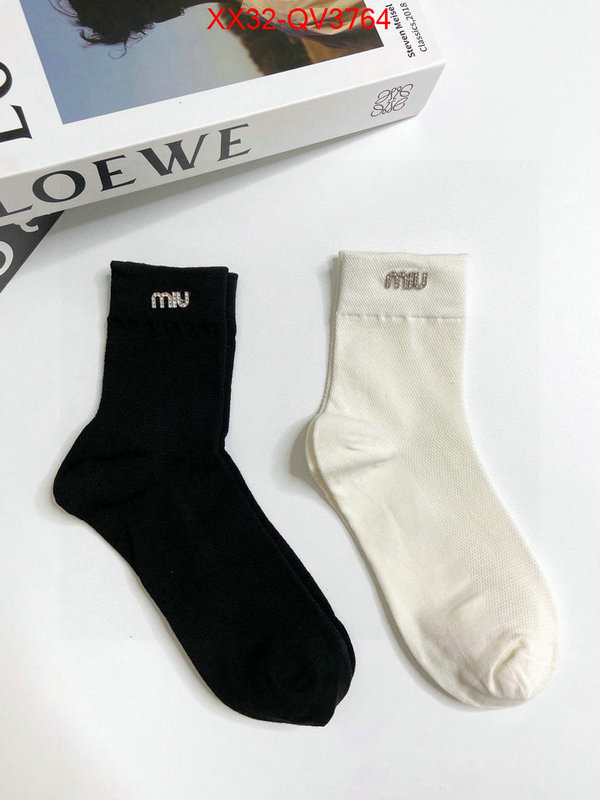 Sock-Miu Miu can you buy knockoff ID: QV3764 $: 32USD