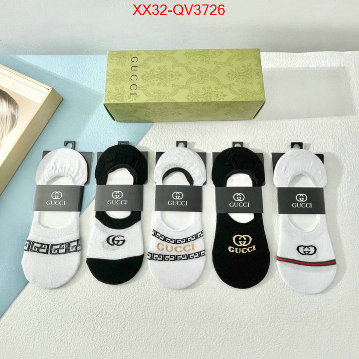 Sock-Gucci top brands like ID: QV3726 $: 32USD