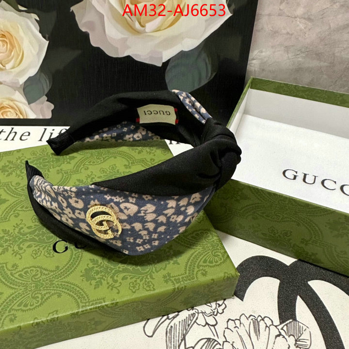 Hair band-Gucci how can i find replica ID: AJ6653 $: 32USD