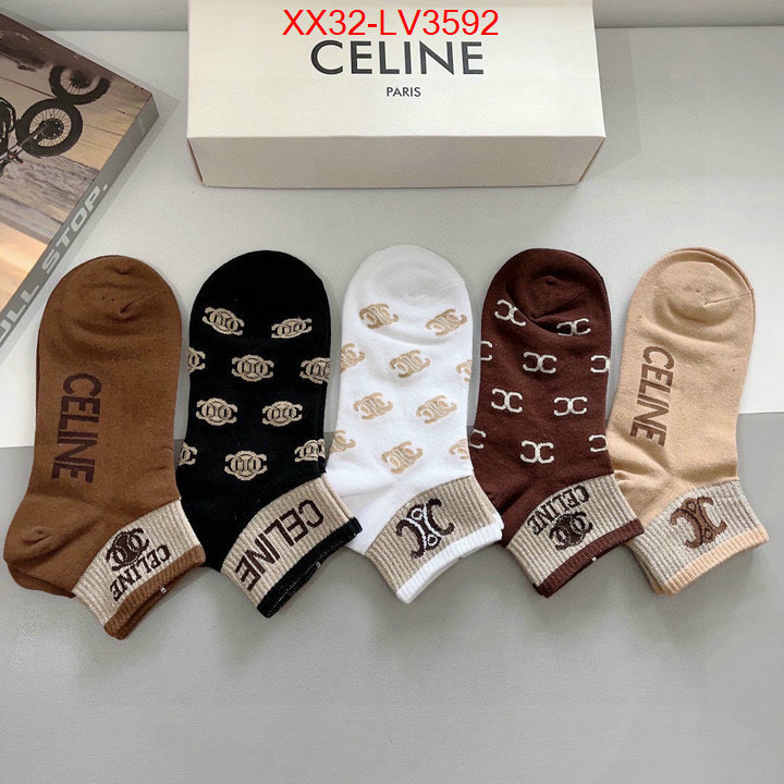 Sock-CELINE the most popular ID: LV3592 $: 32USD