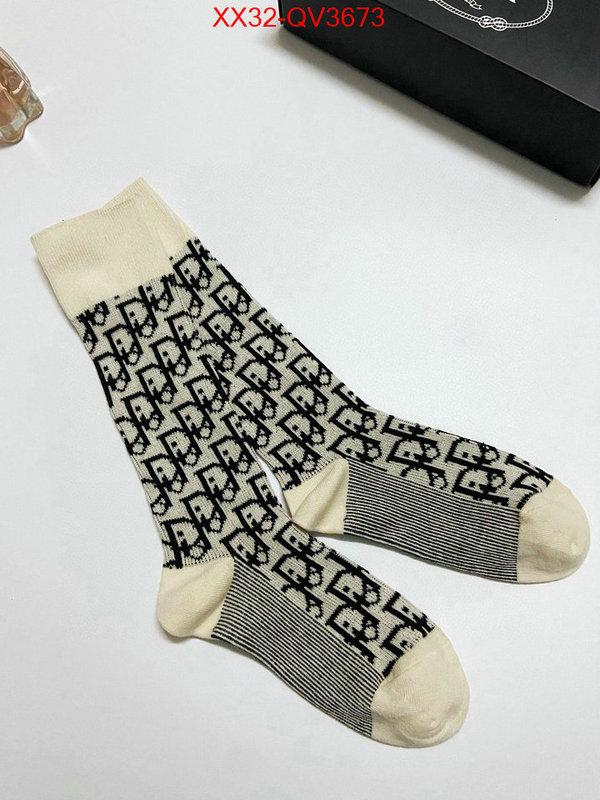 Sock-Dior high quality 1:1 replica ID: QV3673 $: 32USD