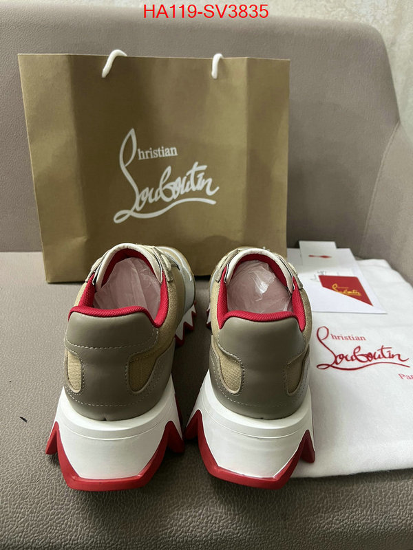 Men Shoes-Christian Louboutin 2024 perfect replica designer ID: SV3835 $: 119USD