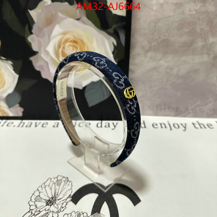 Hair band-Gucci fake high quality ID: AJ6664 $: 32USD