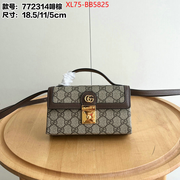 Gucci Bags(4A)-Crossbody- top fake designer ID: BB5825 $: 75USD,