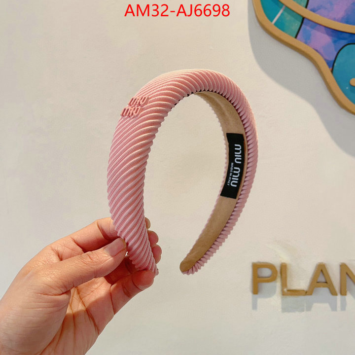 Hair band-MIU MIU 2024 aaaaa replica 1st copy ID: AJ6698 $: 32USD