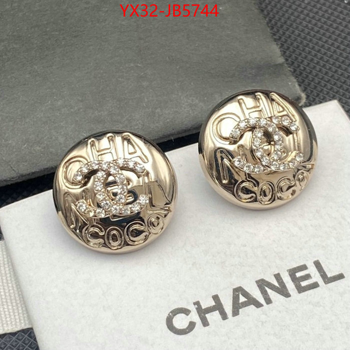 Jewelry-Chanel top fake designer ID: JB5744 $: 32USD