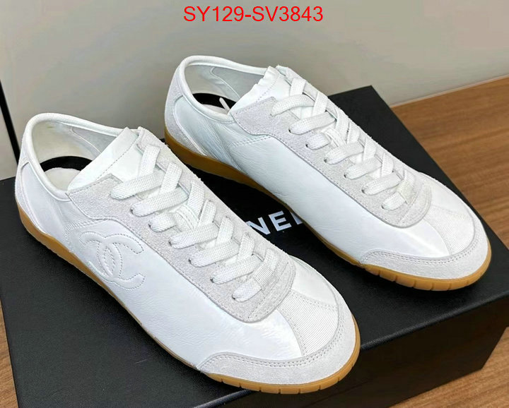 Women Shoes-Chanel quality aaaaa replica ID: SV3843 $: 129USD