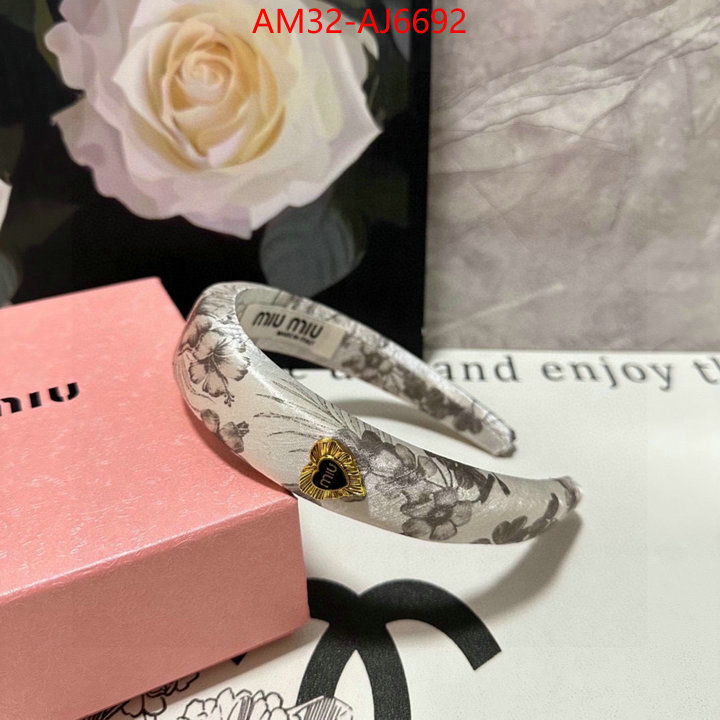 Hair band-MIU MIU replica designer ID: AJ6692 $: 32USD