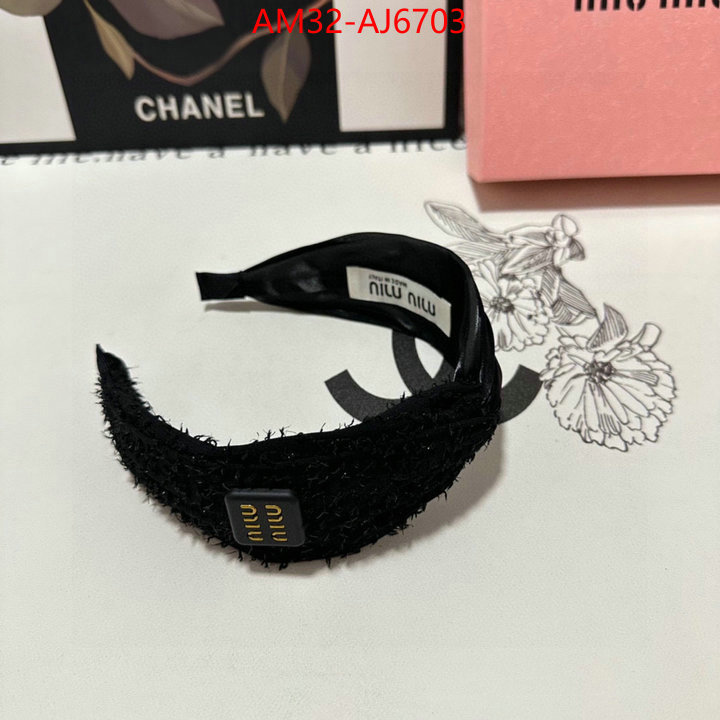 Hair band-MIU MIU how to start selling replica ID: AJ6703 $: 32USD