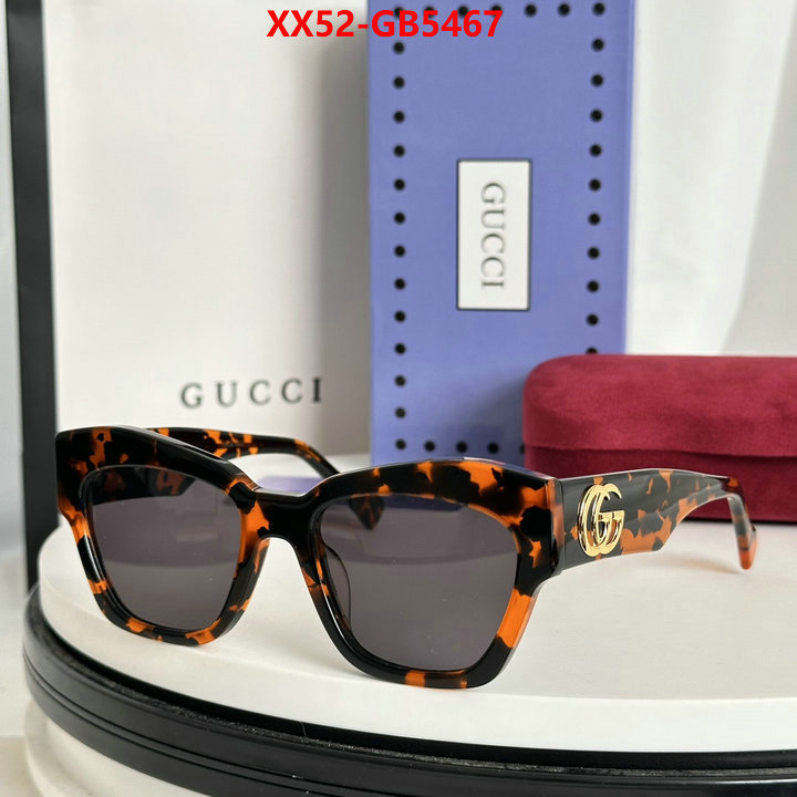 Glasses-Gucci fashion designer ID: GB5467 $: 52USD