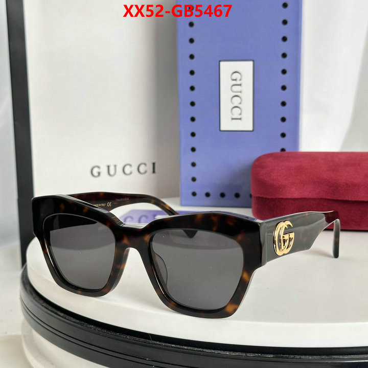 Glasses-Gucci fashion designer ID: GB5467 $: 52USD