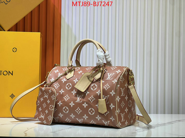 LV Bags(4A)-Speedy- aaaaa replica ID: BJ7247 $: 89USD,