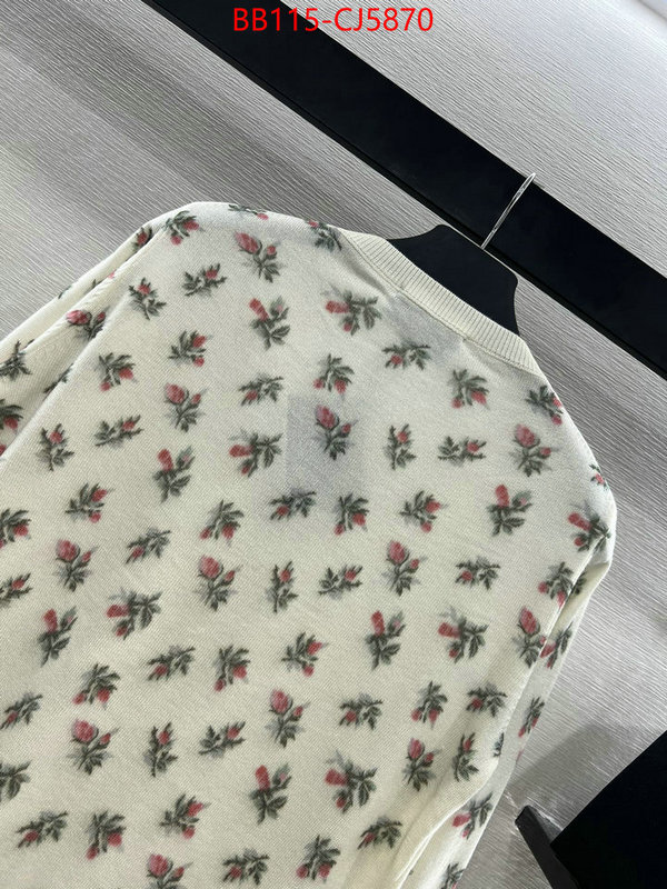 Clothing-Prada shop cheap high quality 1:1 replica ID: CJ5870 $: 115USD