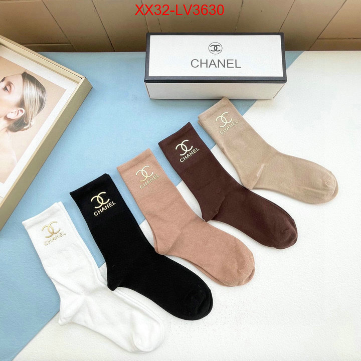 Sock-Chanel wholesale replica shop ID: LV3630 $: 32USD