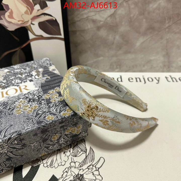 Hair band-Dior luxury fashion replica designers ID: AJ6613 $: 32USD