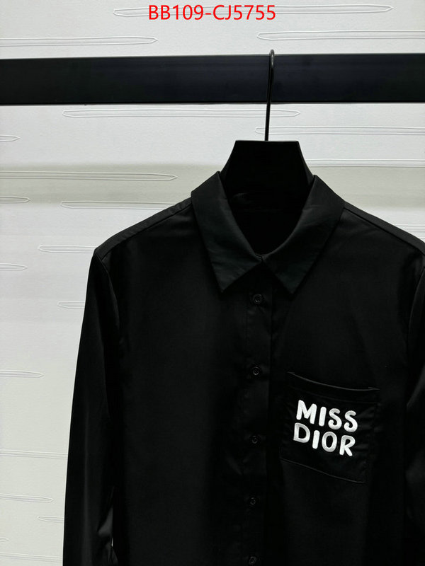 Clothing-Dior 2024 perfect replica designer ID: CJ5755 $: 109USD