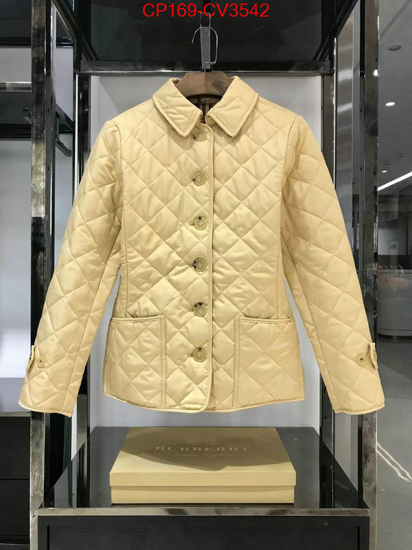 Down jacket Women-Burberry luxury fake ID: CV3542 $: 169USD