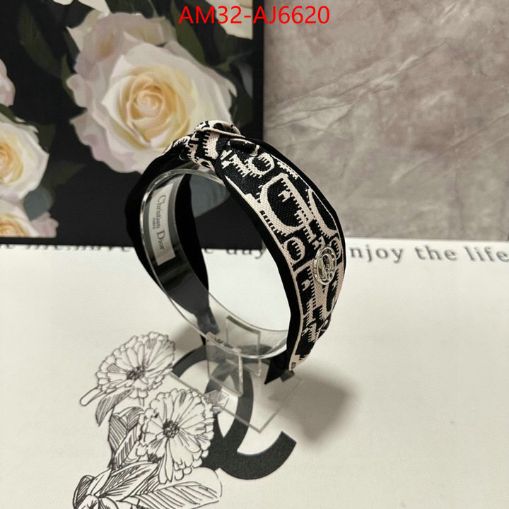 Hair band-Dior high quality replica designer ID: AJ6620 $: 32USD