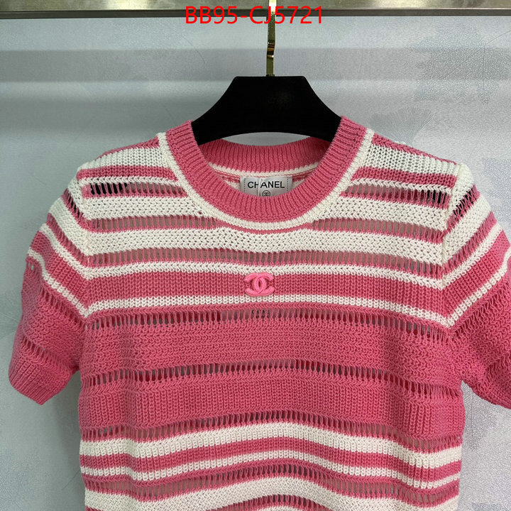 Clothing-Chanel buy best quality replica ID: CJ5721 $: 95USD