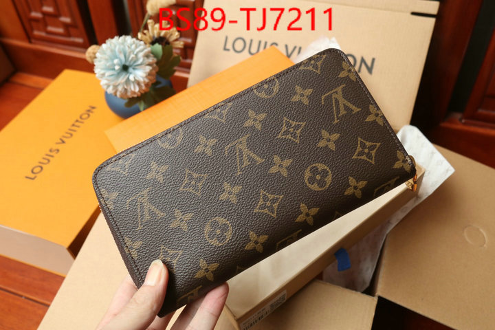 LV Bags(TOP)-Wallet aaaaa+ class replica ID: TJ7211 $: 89USD,