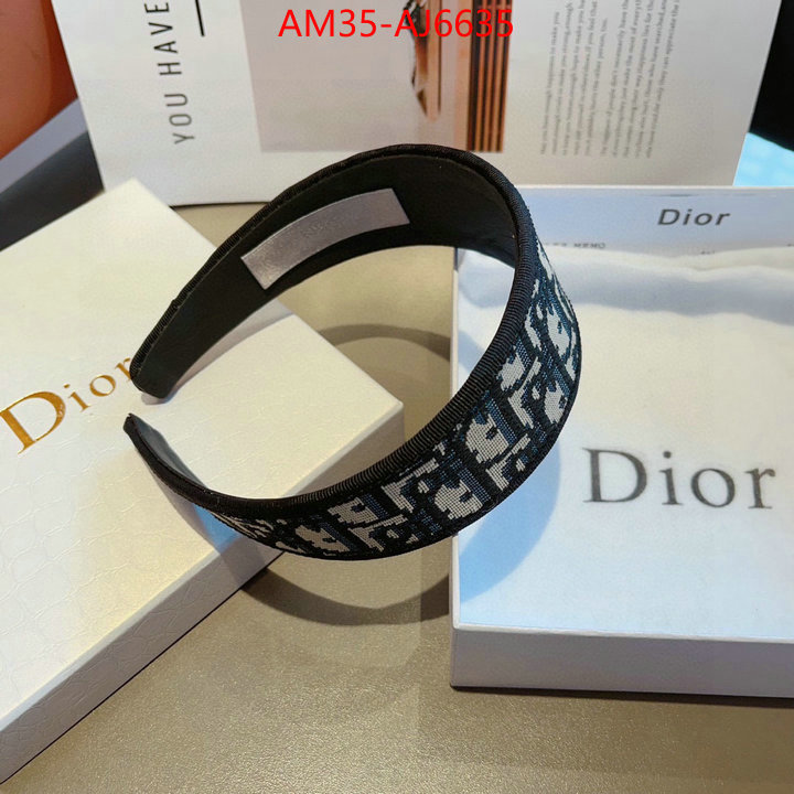 Hair band-Dior new designer replica ID: AJ6635 $: 35USD