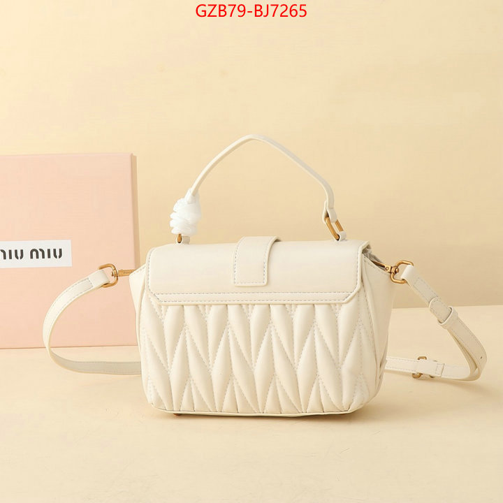 Miu Miu Bags(4A)-Handbag- buy the best high quality replica ID: BJ7265 $: 79USD,