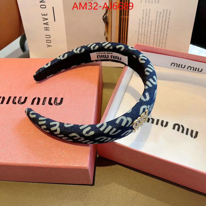 Hair band-MIU MIU high quality replica ID: AJ6689 $: 32USD