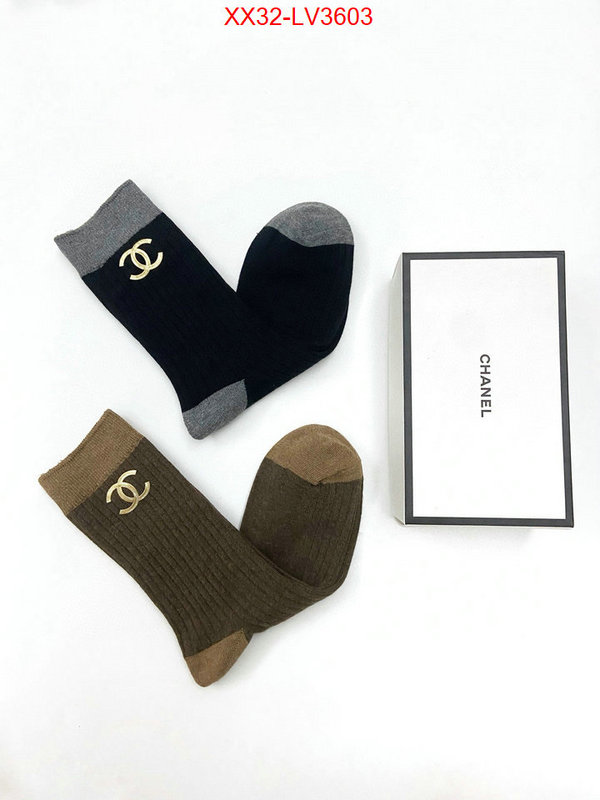 Sock-Chanel high quality customize ID: LV3603 $: 32USD