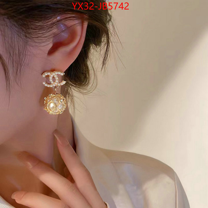 Jewelry-Chanel where quality designer replica ID: JB5742 $: 32USD