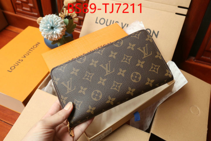 LV Bags(TOP)-Wallet aaaaa+ class replica ID: TJ7211 $: 89USD,