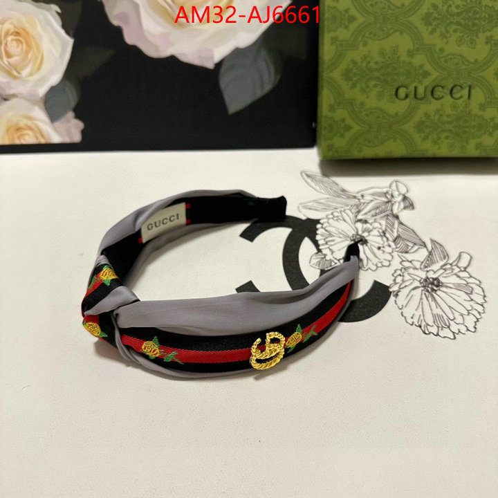 Hair band-Gucci shop cheap high quality 1:1 replica ID: AJ6661 $: 32USD