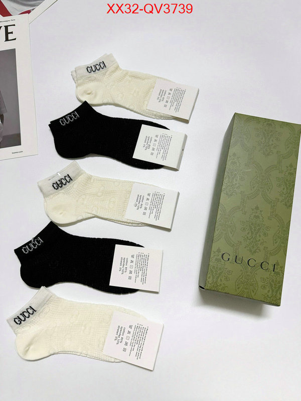 Sock-Gucci outlet 1:1 replica ID: QV3739 $: 32USD