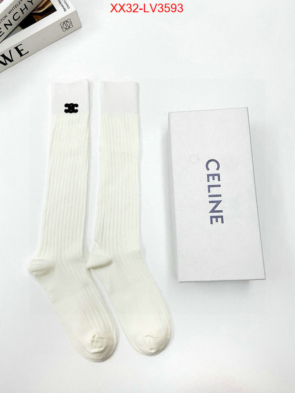 Sock-CELINE buy cheap ID: LV3593 $: 32USD