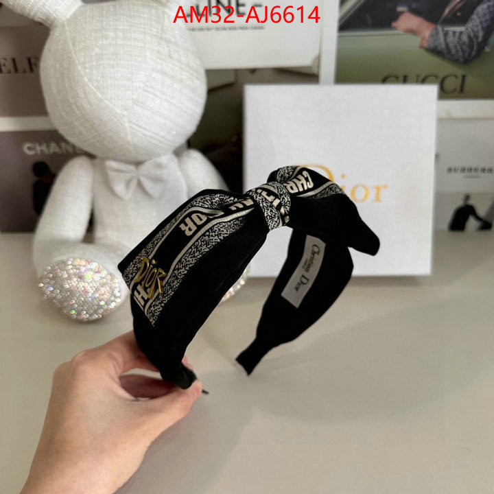 Hair band-Dior fake aaaaa ID: AJ6614 $: 32USD