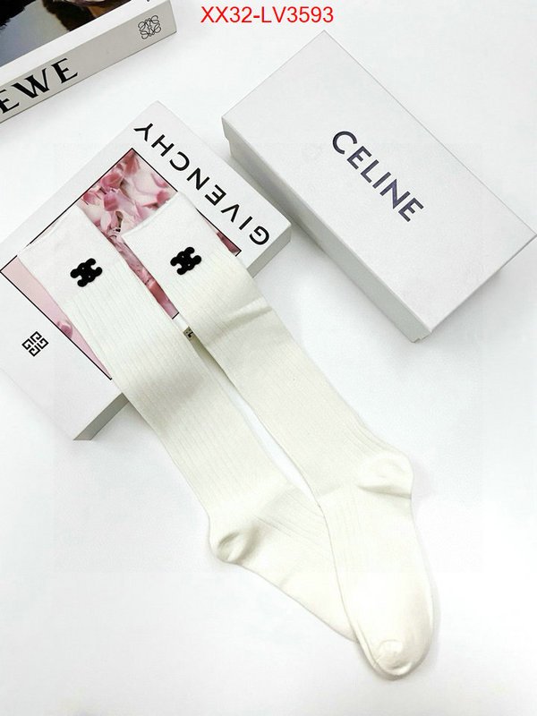 Sock-CELINE buy cheap ID: LV3593 $: 32USD