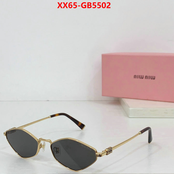 Glasses-Miu Miu replica 1:1 high quality ID: GB5502 $: 65USD