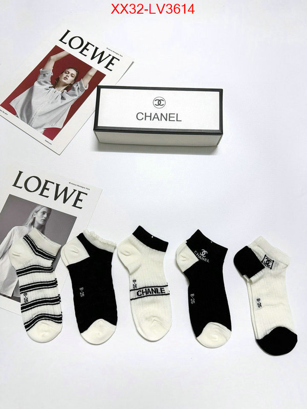 Sock-Chanel buy cheap ID: LV3614 $: 32USD