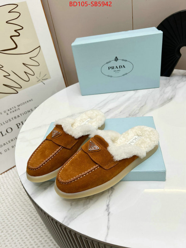 Women Shoes-Prada high quality replica designer ID: SB5942 $: 105USD